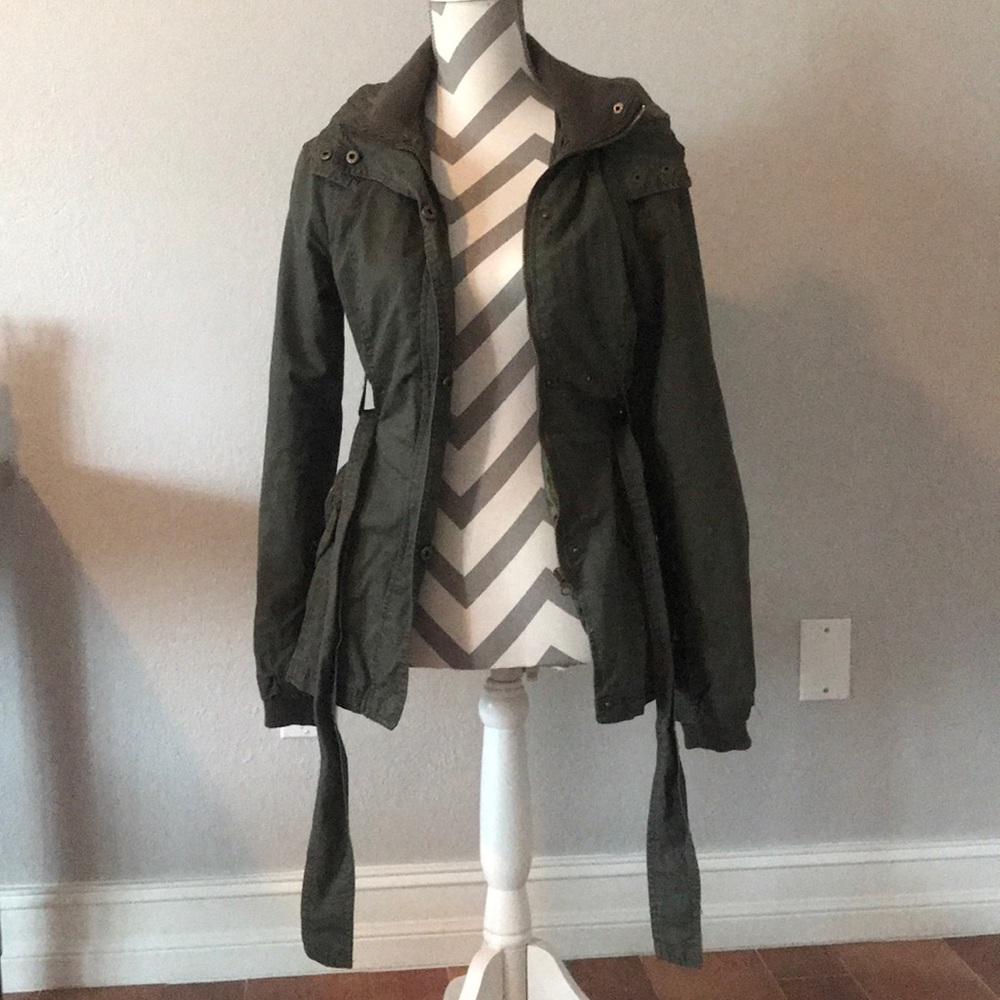 Olive Green Utility Jacket